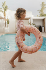 Bouée de bain rose Little Dutch Ocean Dreams, 50 cm