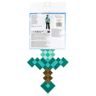 Déguisement minecraft (mojang), ensemble cape épée minecraft, taille unique enfant, enfant