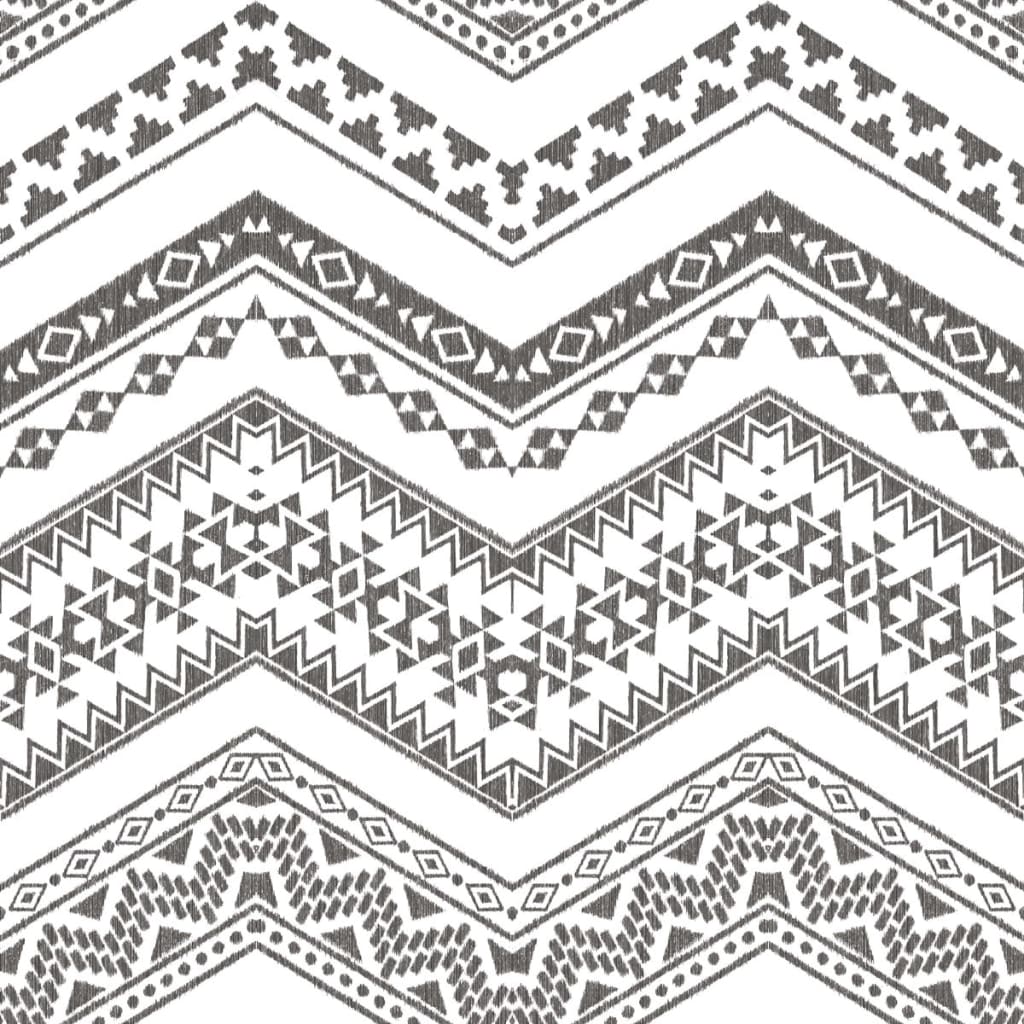 Noordwand Wallpaper Noordwand Wallpaper Urban Friends Coffee Etnico White and Black