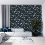 Wallpaper North Wall Noord Wallpaper Zero Animali esotici blu