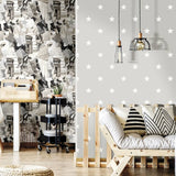 NOORDWAND PAPE WALLAP AMIS COFFETTES STARES GRENEUX DROY et BLANC
