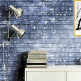 Papier peint mural nord amis café pierres bleues