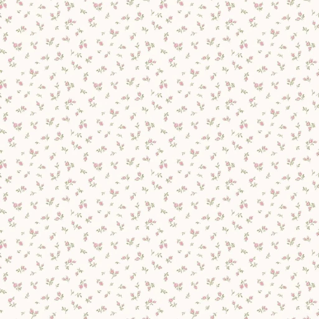 Noordwand Noordwand Wallpaper Blooming Garden 6 Little Roses White and Pink