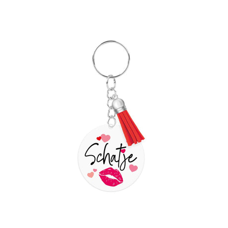 Paperdreams sleutelhanger- schatje acryl 6,5x13,5cm