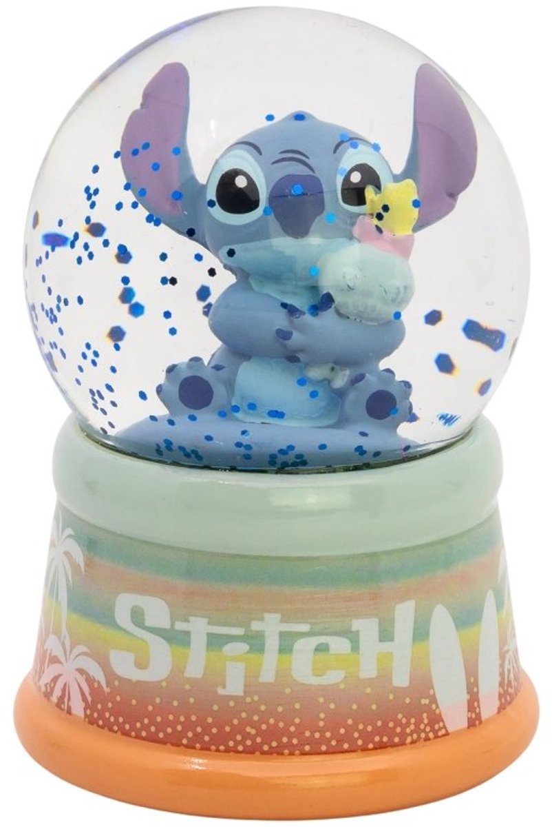 Coffret cadeau boule à neige en verre Stor Disney Stitch