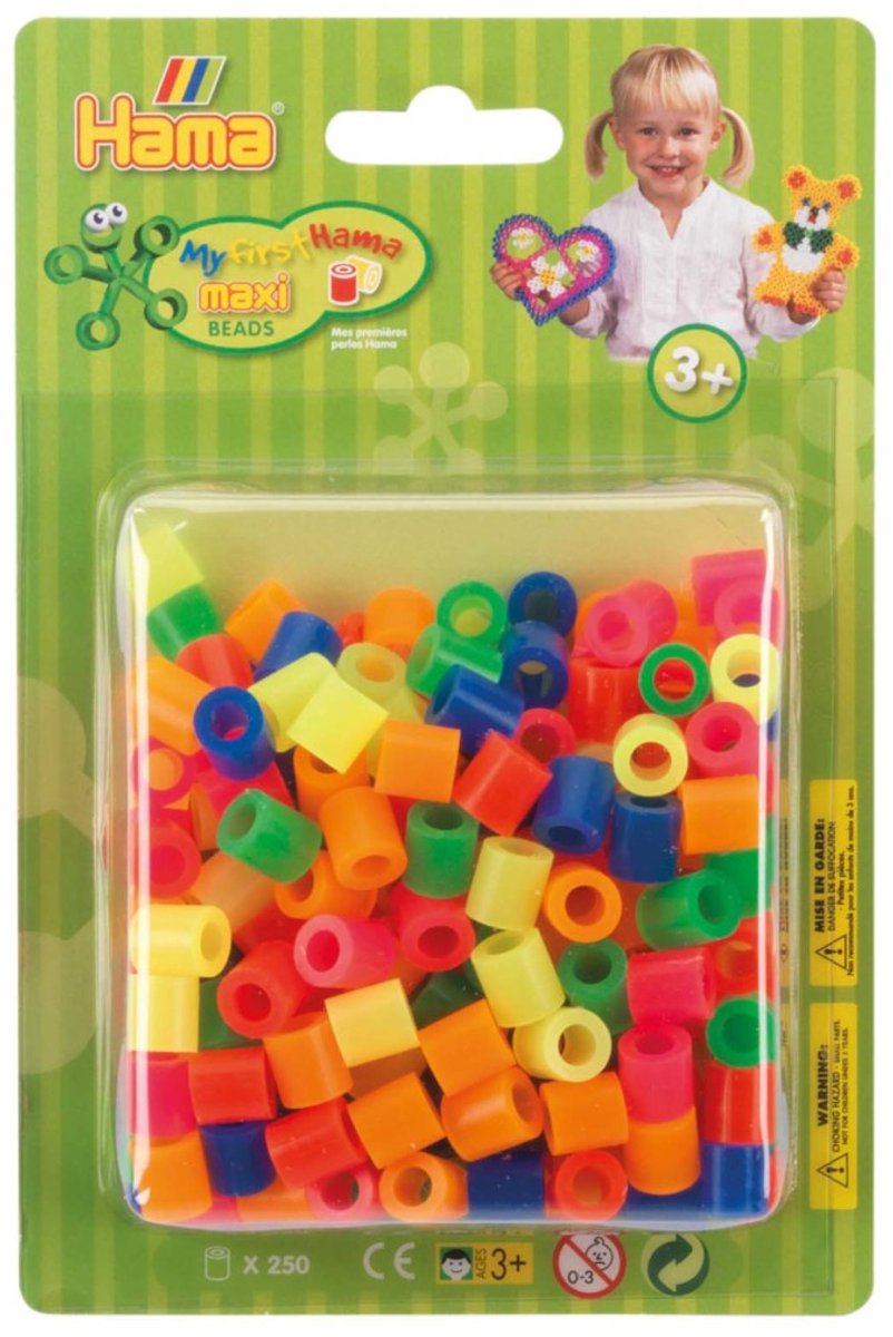 Hama Iron Beads Maxi Neon Mix (51), 250st.