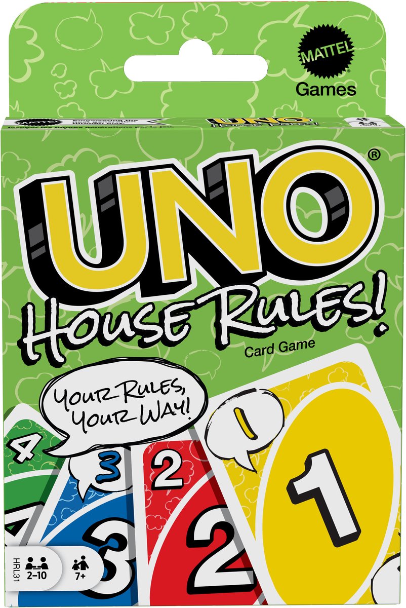 Mattel jeux uno règles de la maison