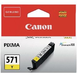 Cartouche d'encre Canon CLI-571Y jaune