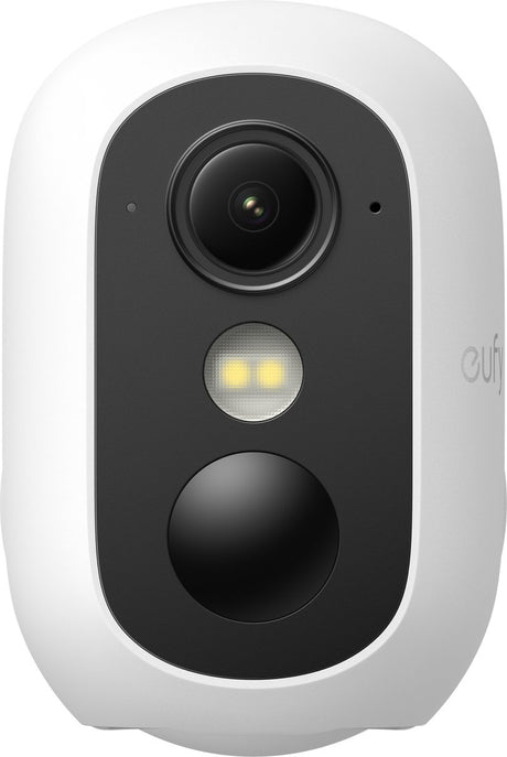 Eufy security cam c35 - blanc - caméra de sécurité sans fil - pour extérieur et intérieur - montage magnétique - vision nocturne couleur - stockage local - pas de frais mensuels - ip67 - reconnaissance faciale