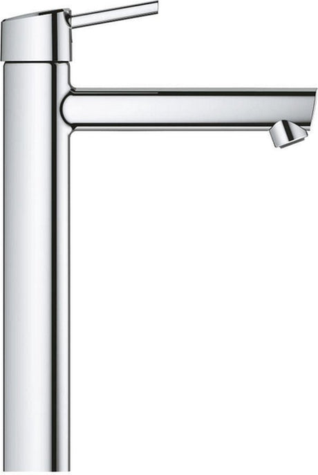 Robinet de lavabo à économie d'eau Grohe Concetto taille XL m. corps lisse chromé