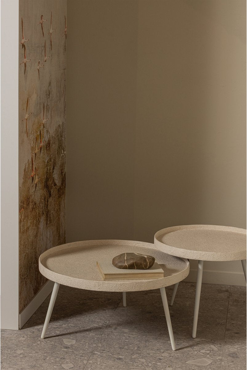 Woood bounds bijzettafel - hout metaal - naturel - 38x74x74
