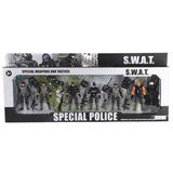 Figurines de police set de 6 pièces