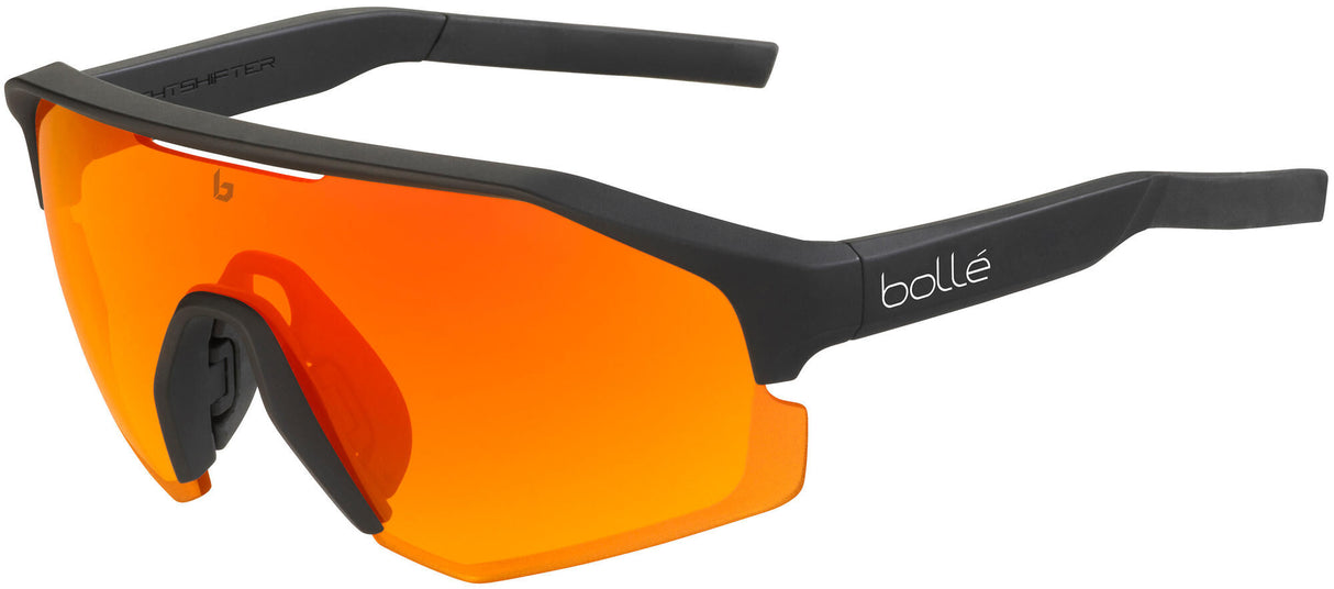 Lunettes de sport Bollé lunettes lightshifter lightshift. lentille rouge marron bl.matte