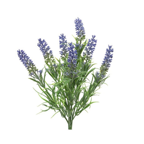 Decoris fleur artificielle lavande 13x13x34cm violet
