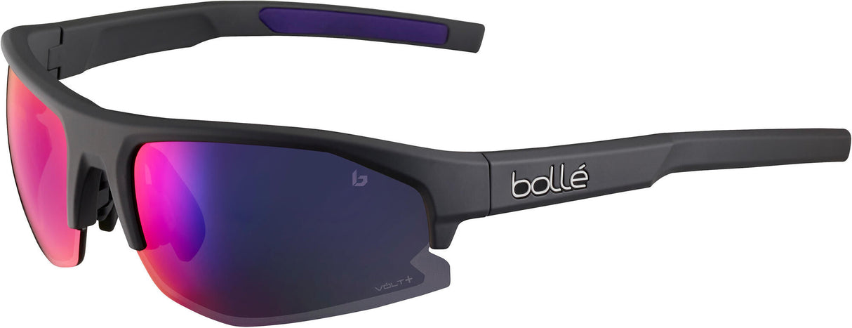 Lunettes de sport Bollé bolt 2.0 s lunettes bollé bolt 2.0 s titane mat volt+ viole.