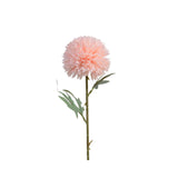 Decoris fleur artificielle dahlia h60cm orange tendre