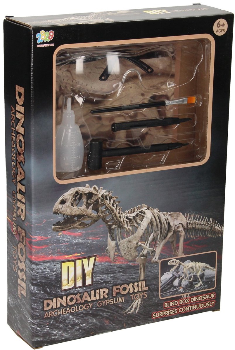 Des jouets Lobbes, par exemple, pour déterrer des fossiles de dinosaures