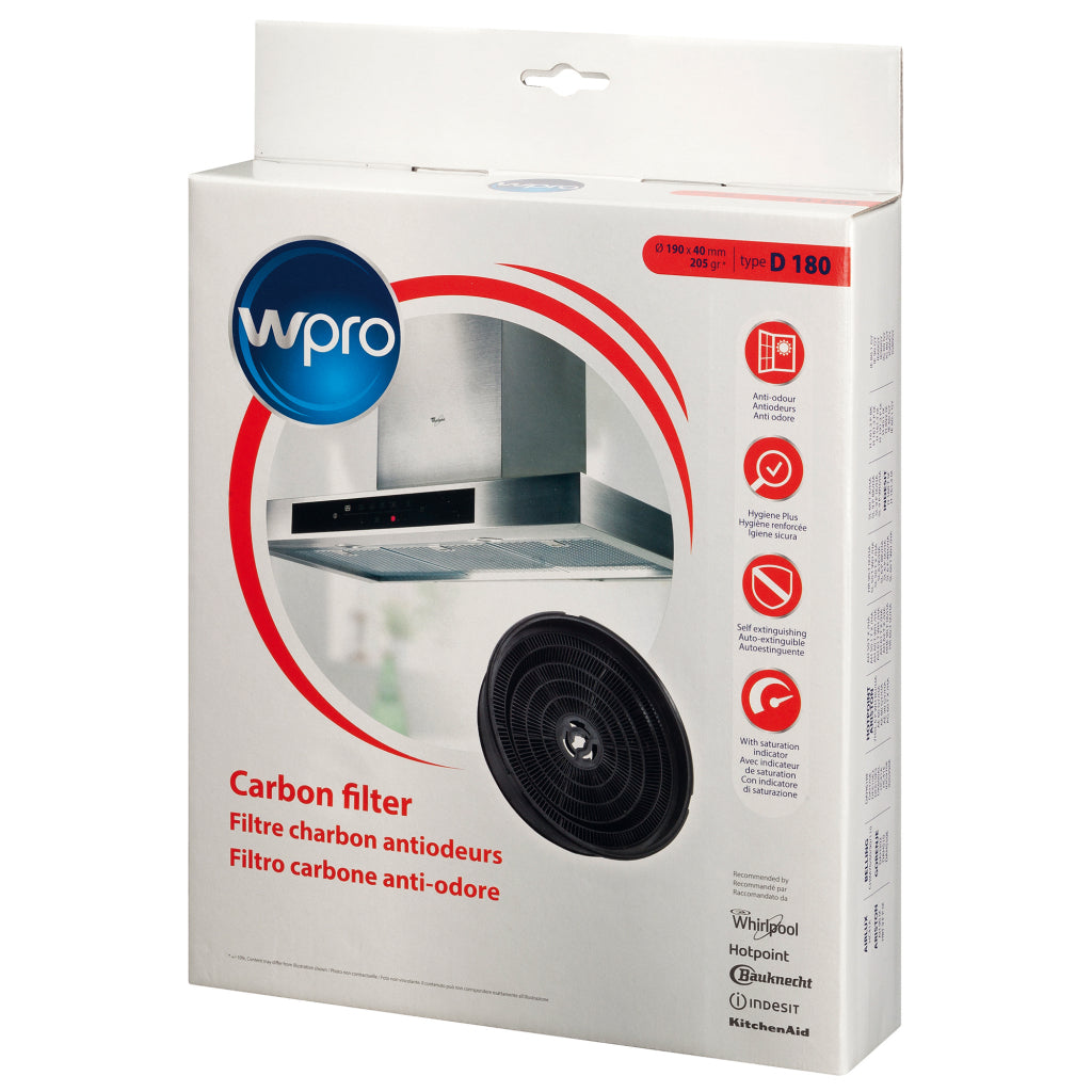 Wpro wpro koolfilter d180 voor afzuigkap