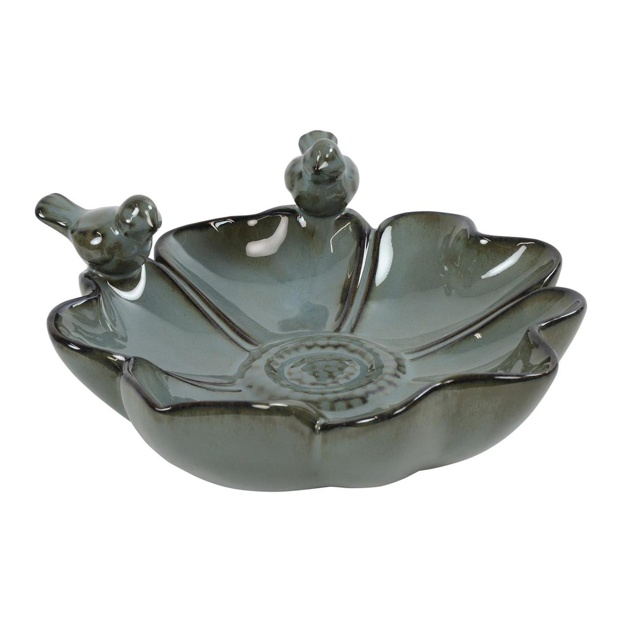 Bain d'oiseaux Countryfield bleu foncé 26x25x10,5cm