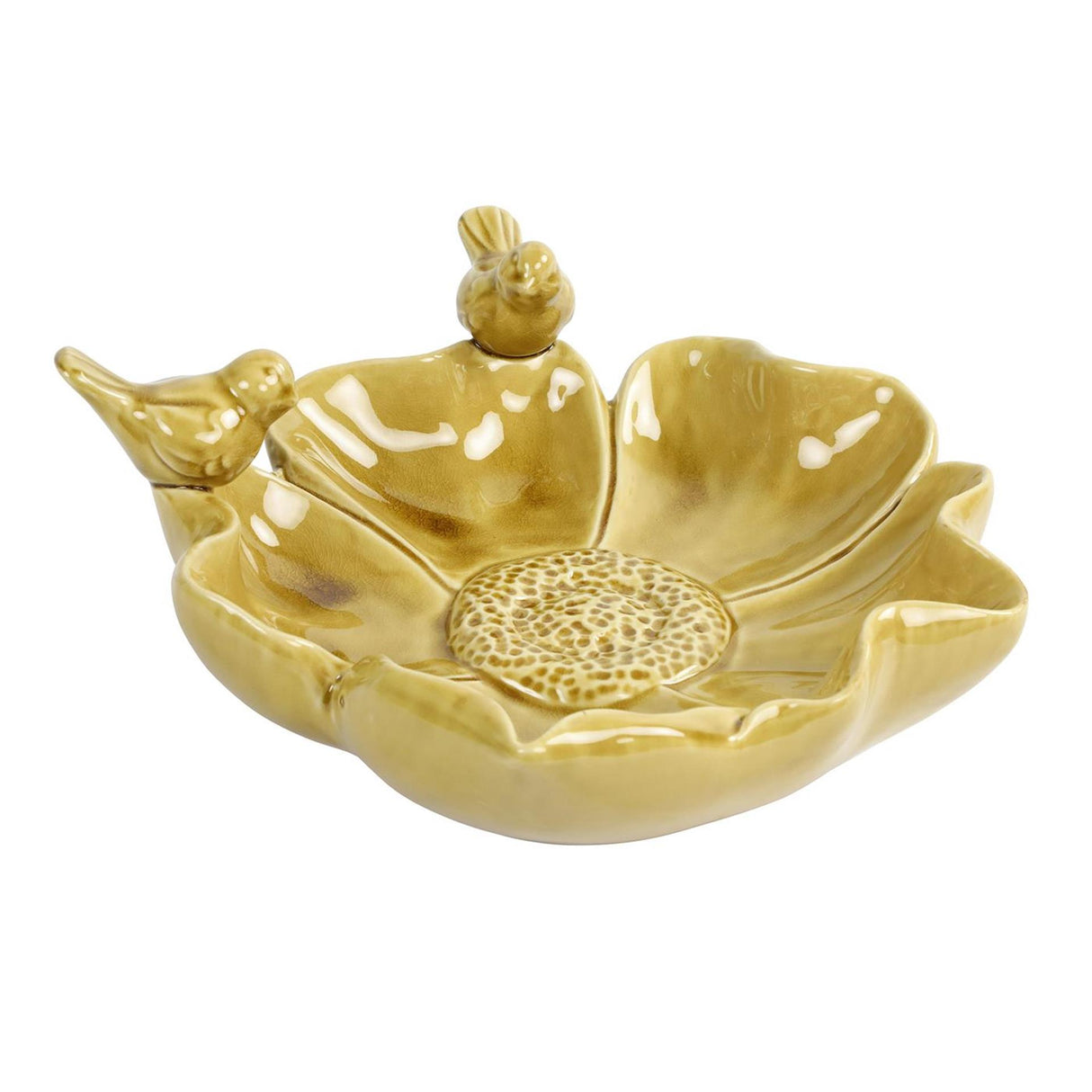 Countryfield bain d'oiseaux mala jaune 31x29x12,5cm