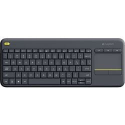 Clavier Logitech k400 plus (anthracite, disposition UE (QWERTY))