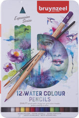 Crayons aquarelle expression Bruynzeel, 12 pcs.