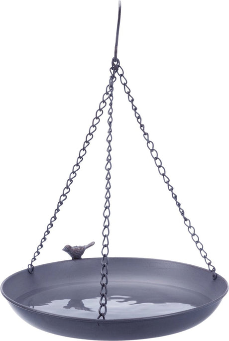 Trixie bain d'oiseaux suspendu gris 30x30 cm 2200 ml
