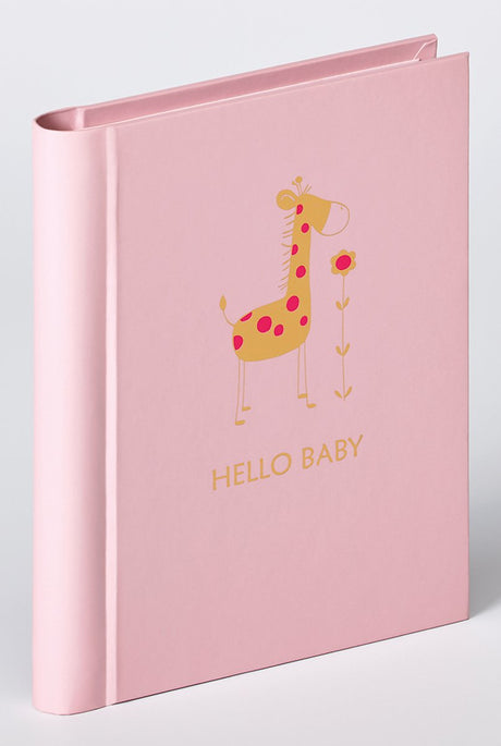 Walther ma-148-r bébé animal - mini album - format 13 x 16 cm - 30 photos 11,5 x 15,5 cm - rose