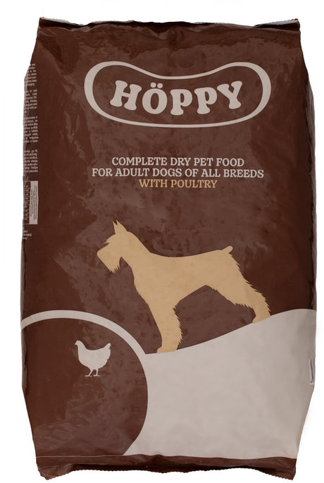 Morceaux de nourriture pour chiens Höppy à la volaille, 10 kg