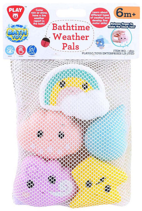 Jouets de bain Playgo influences météorologiques en filet - 5 pcs.