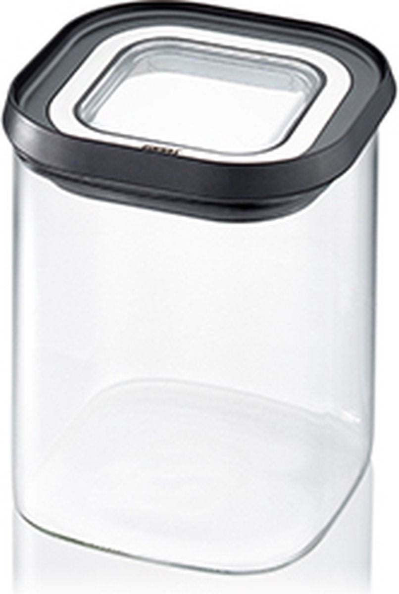 Récipient de conservation Gefu – 900 ml – verre borosilicate – empilable hermétiquement