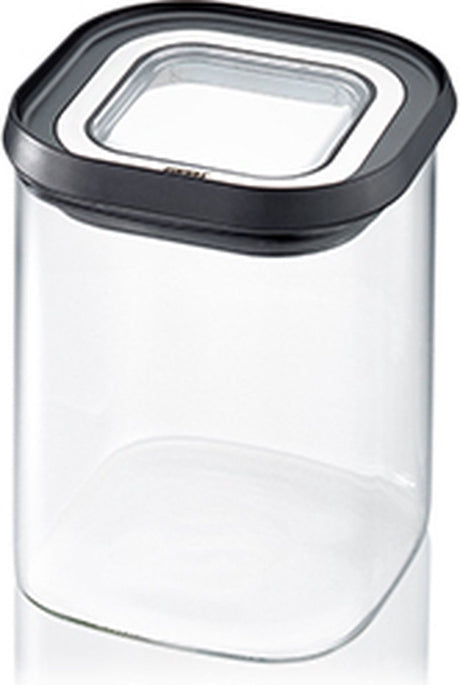 Récipient de conservation Gefu – 900 ml – verre borosilicate – empilable hermétiquement