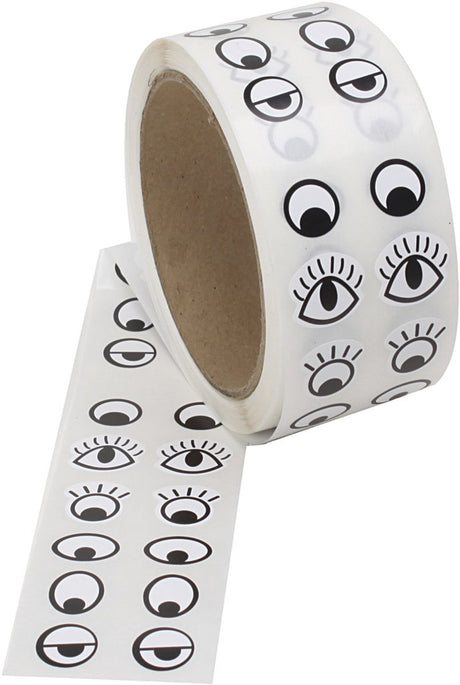 Creativ Company Sticker Eyes Black White, 2000st.
