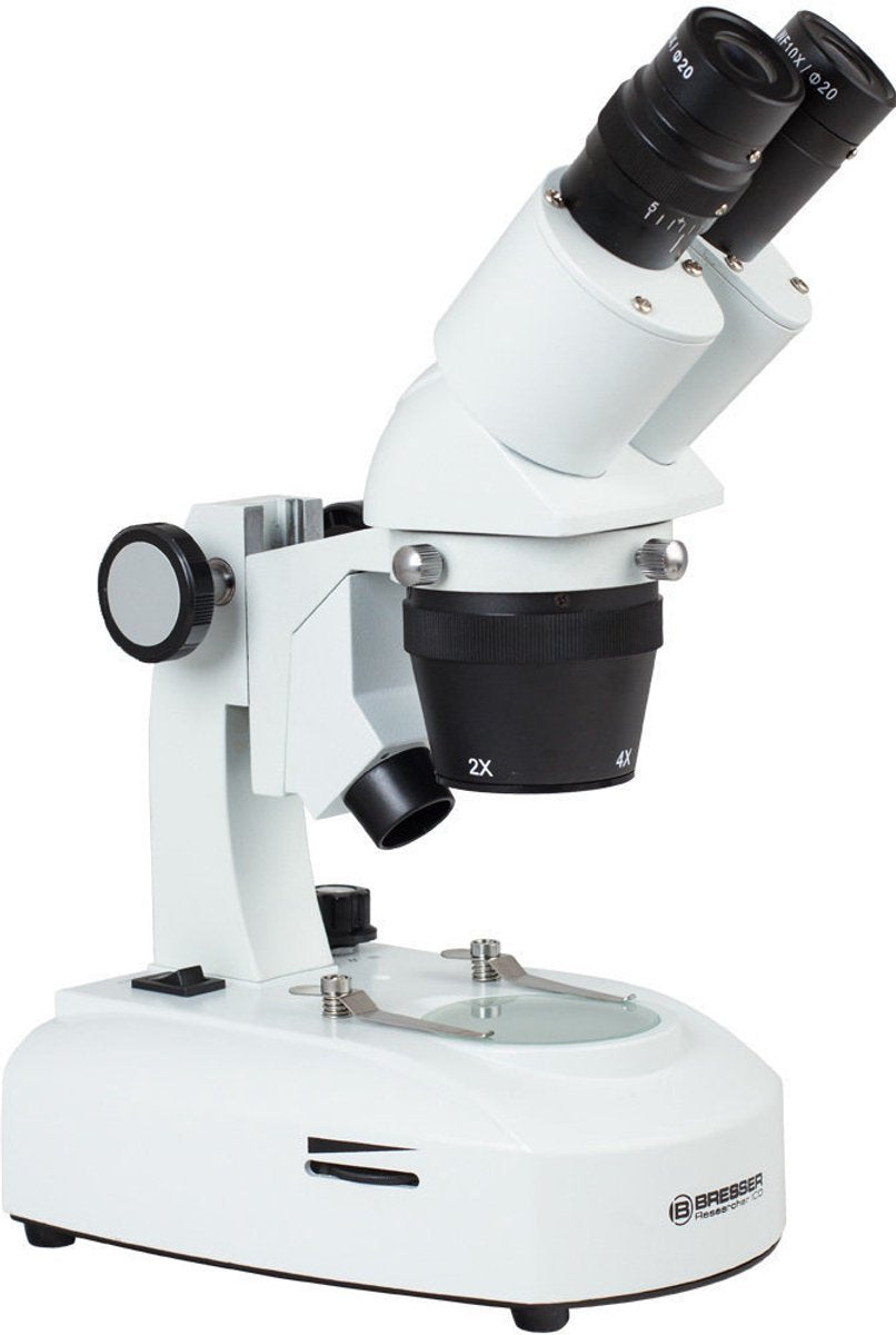 Bresser microscope chercheur ICD LED batterie 20-80x