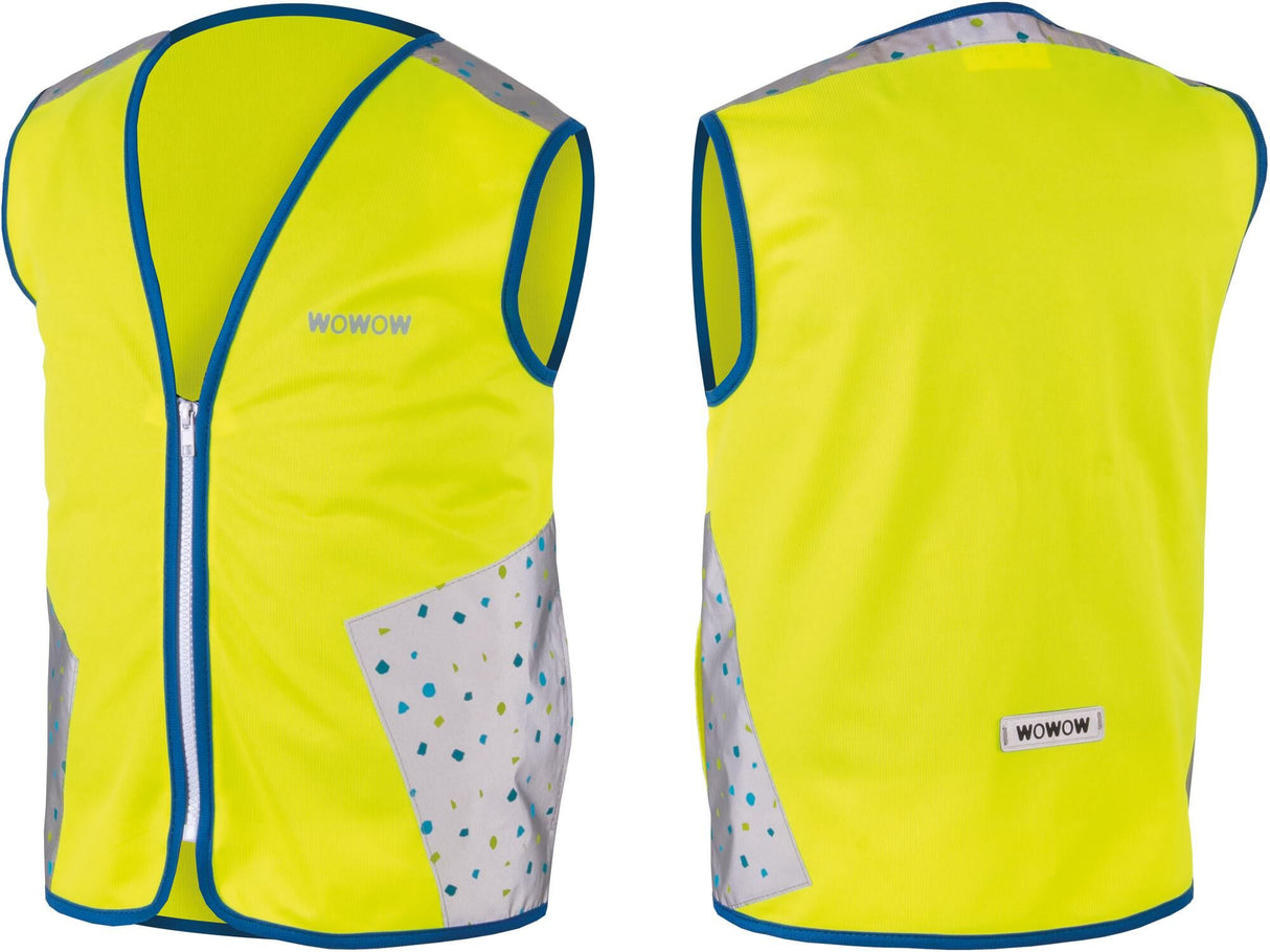 Wowow gilet réfléchissant pour enfants terrazzo refl.vest terrazzo jaune s