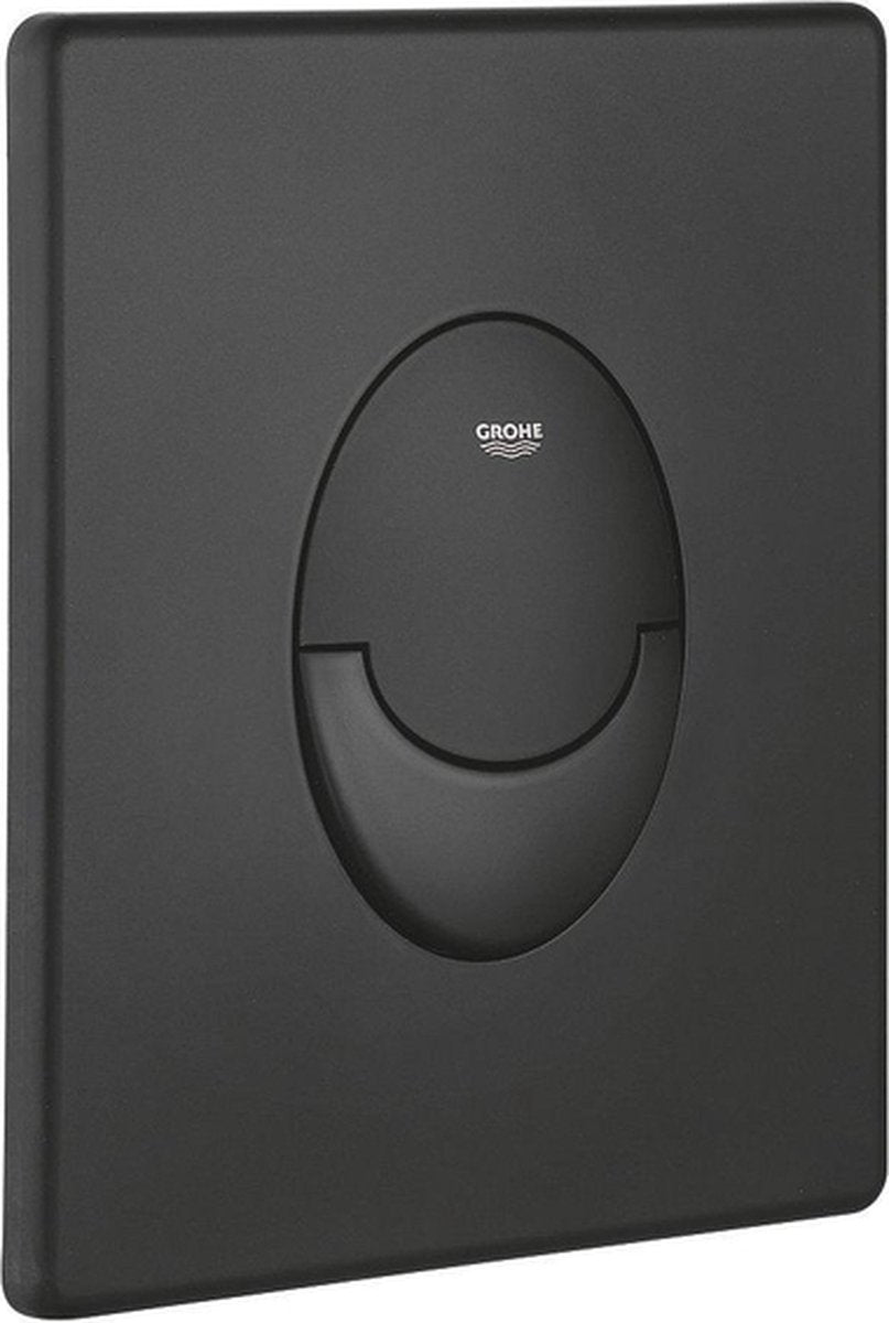 Grohe plaque de commande d'air skate dualflush 15,6x19,7cm verticale fantôme noir