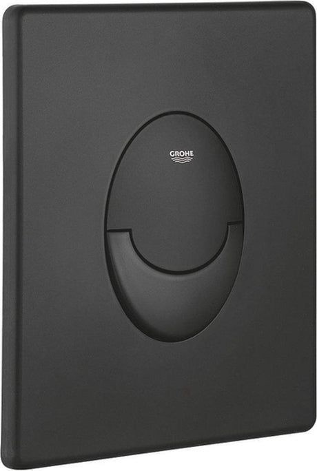 Grohe plaque de commande d'air skate dualflush 15,6x19,7cm verticale fantôme noir