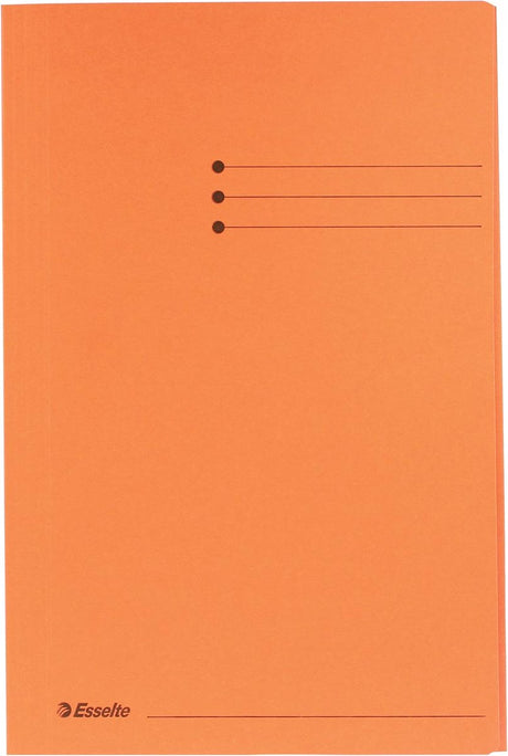 Chemise à 3 rabats Esselte manille - folio - 50 pièces - orange