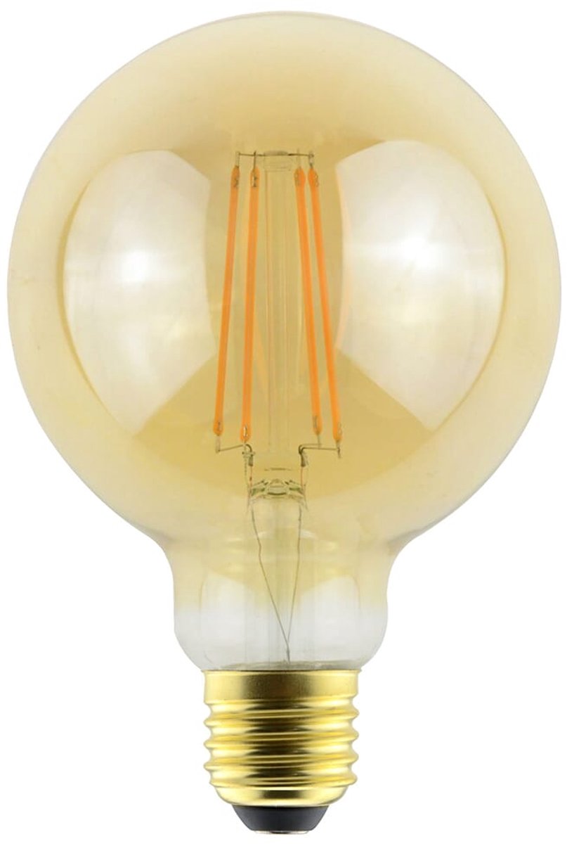 Lampe à filament LED Avide e27 7W - 725lm - 2500K - blanc très chaud - dimmable - globe LED G95 - remplace une ampoule 55W