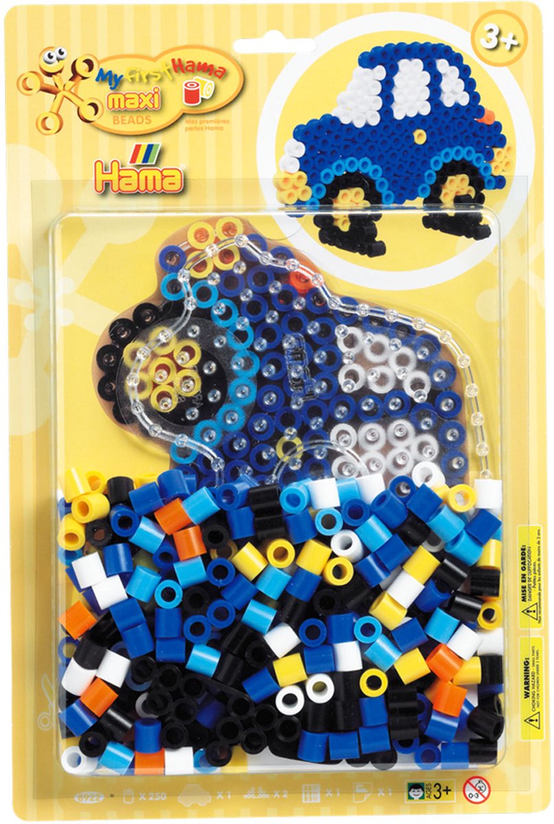 HAMA STRING BEAD SET MAXI Car, 250st.