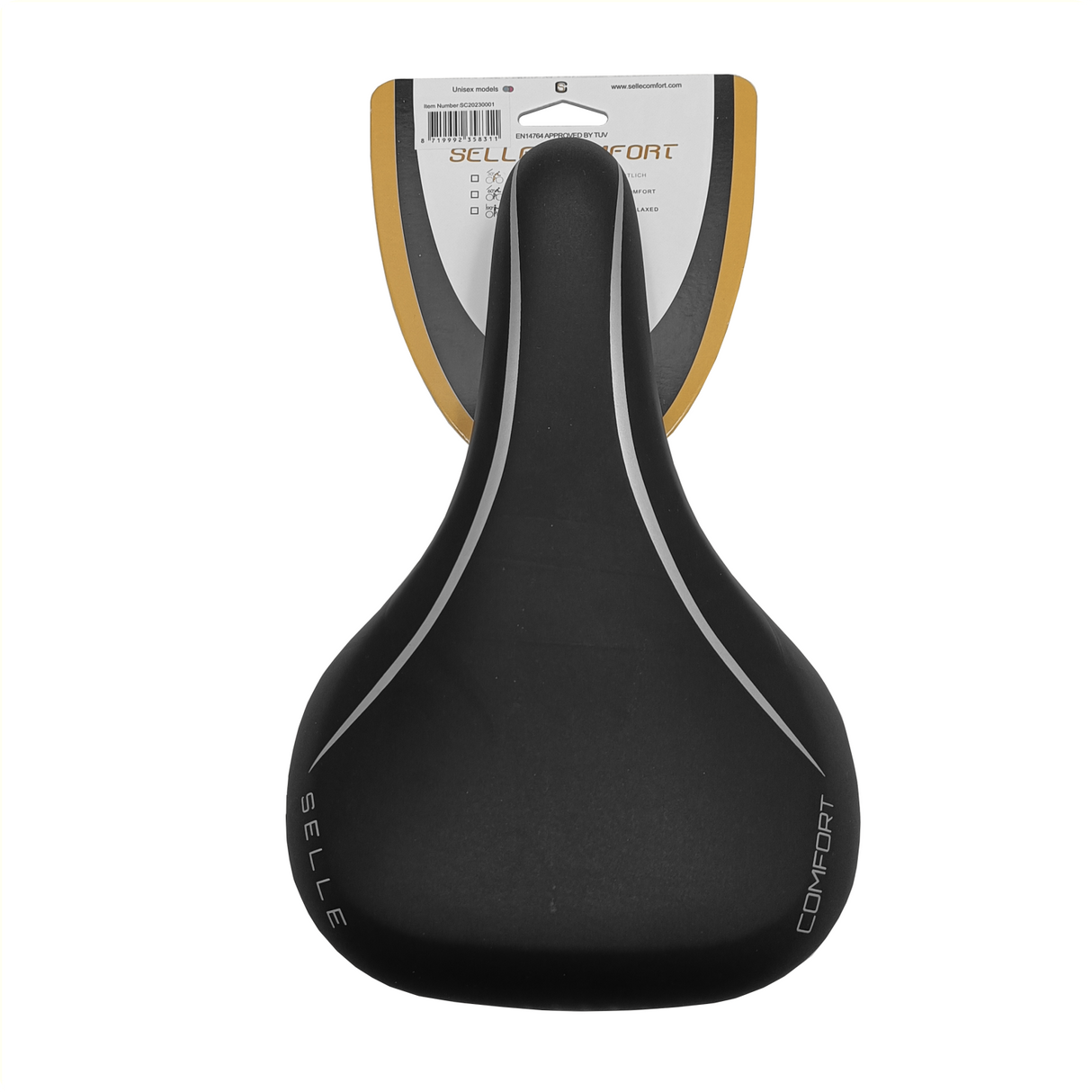 Selle Comfort Saddle vintage, sans nœud coulant