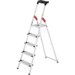 Hailo Hailo 8040-515 L80 ComfortLine Escalier de ménage en aluminium 5 marches