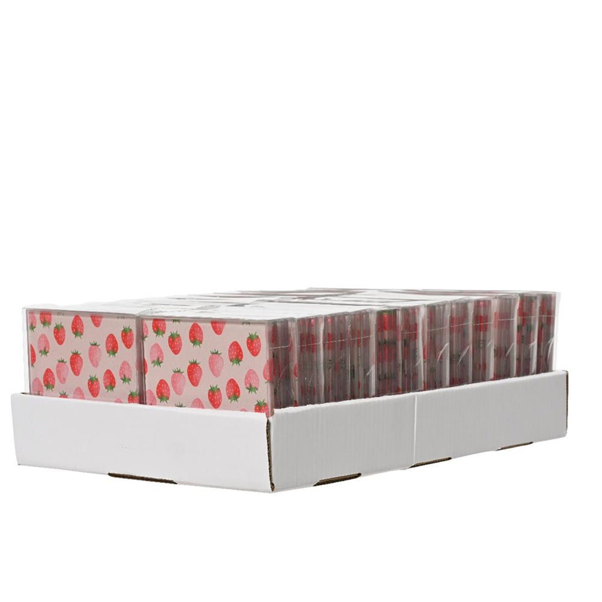 Decoris dessous de verre fraise verre 9x9cm