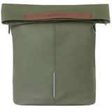 Basil sac city shopper vert | crochets micro | 16l
