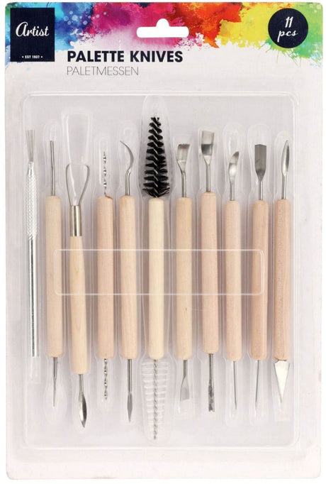 Couteaux à palette, lot de 11
