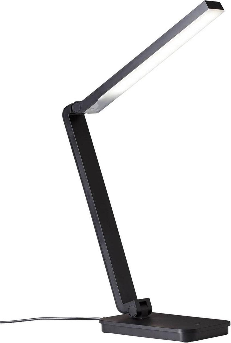 Brilliant tori - lampe de bureau - led 5w - 5000k - touchdim - dimmable - noir