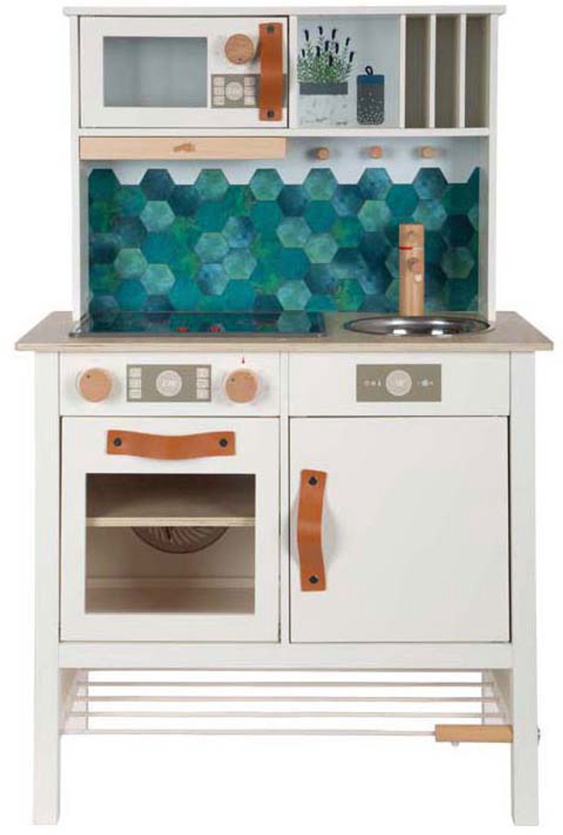 Small foot - Cuisine ludique en bois savoureuse blanche
