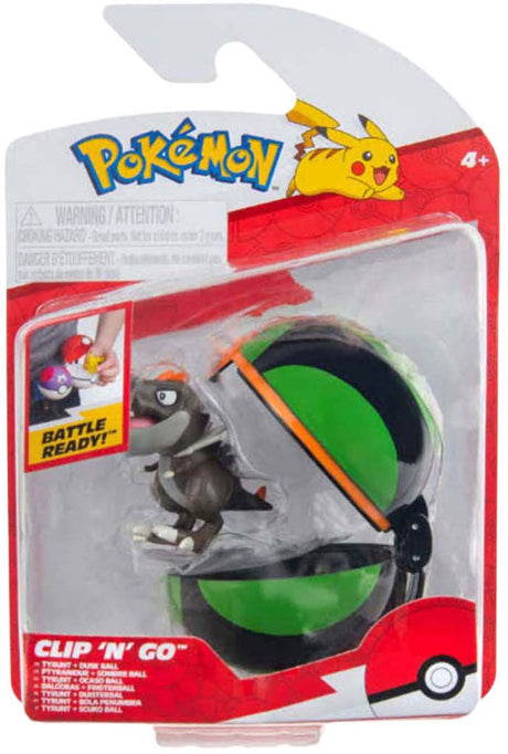 Jazwares Pokémon Clip 'n' Go Tyrunt Balle du Crépuscule