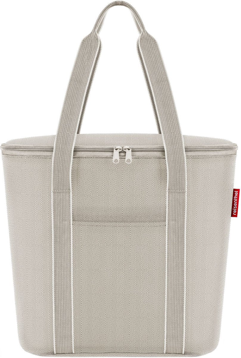 Sac isotherme Reisenthel thermoshopper - 15l - sable à chevrons