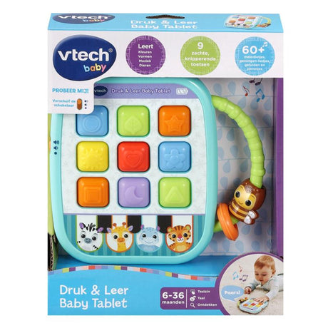 Tablette bébé en cuir à pression Vtech